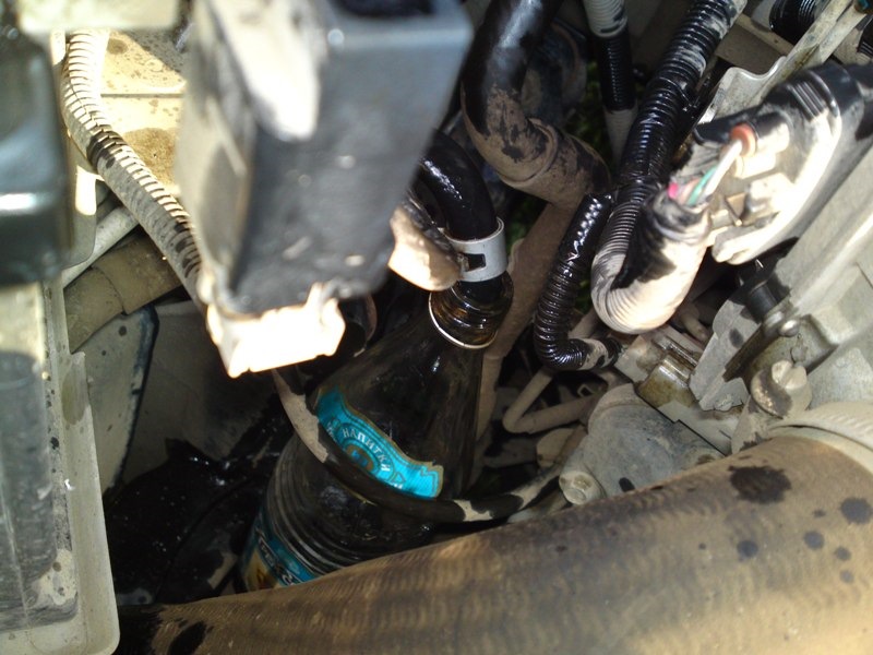 Обратка в бутылке. — Nissan Pathfinder (3G)