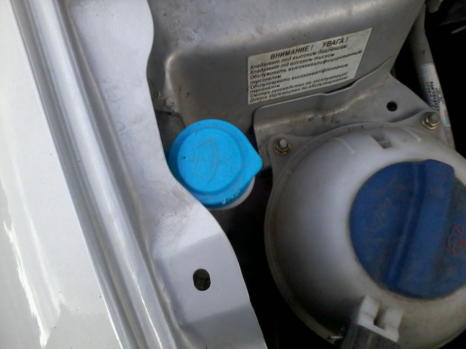 Переделка заливной горловины бачка омывателя. — ЗАЗ Forza, 1,5 л, 2013 ...