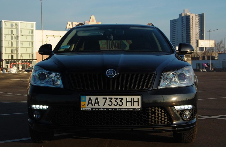 Передний бампер RS + немного обновок — Skoda Octavia Combi A5 Mk2, 1,8 ...