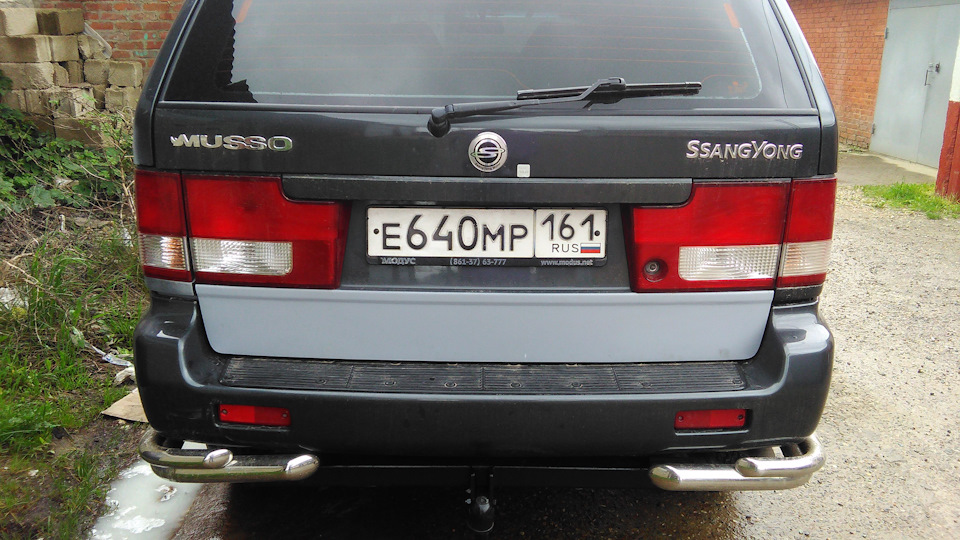 Стайлинг крышки багажника, этап 1 — ТагАЗ Road Partner, 2,3 л, 2010 ...