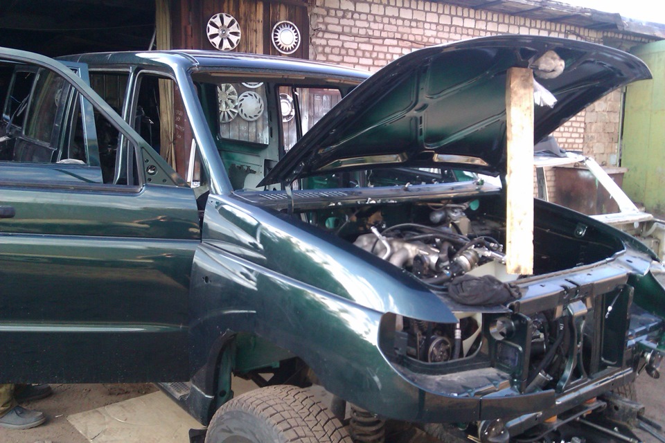 Снова в строю! — УАЗ Patriot, 2,7 л, 2012 года | кузовной ремонт | DRIVE2