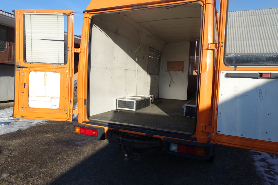 Утепление фургона — Mercedes-Benz T2 (2G), 4,2 л, 1995 года | своими ...