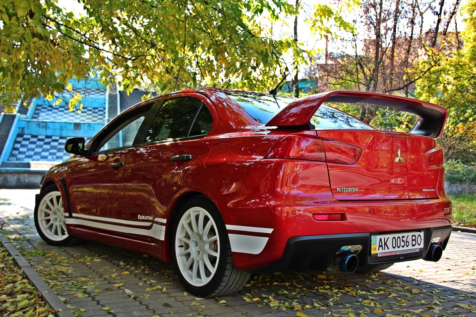 Переделка lancer 10 в evolution