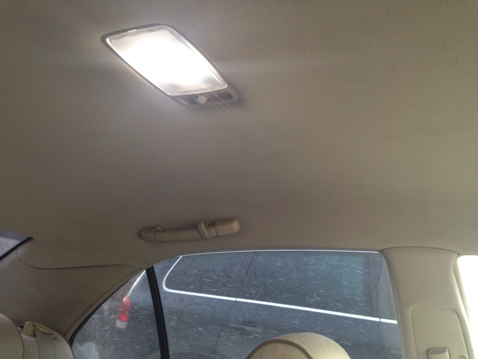 Замена ламп в салонных светильниках на диоды — Toyota Brevis, 2,5 л ...