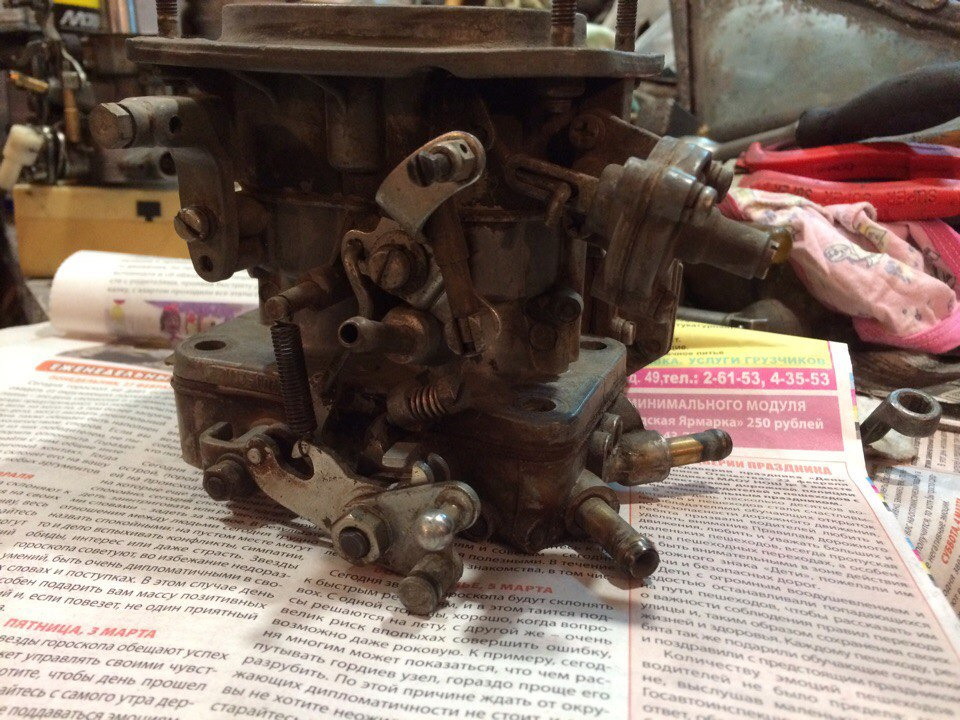 Коллектор под карбюратор вебер