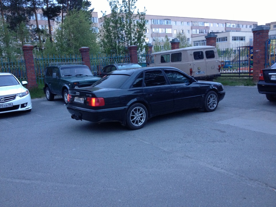 ПОставил пружины FK -35mm + Стойки Каяба Excel-G — Audi 100 (C4), 2,3 л ...