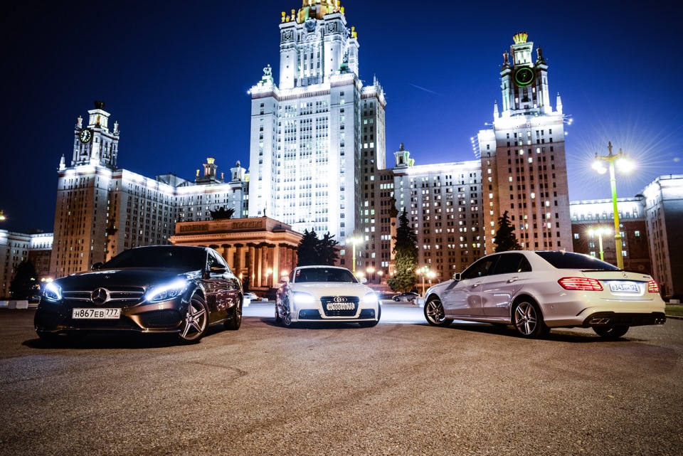 Mercedes Night Drive