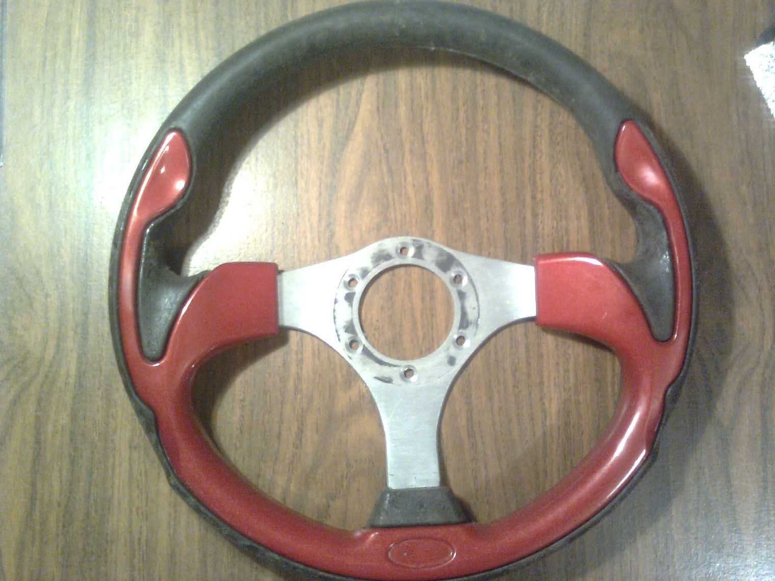 Tipo Steering wheel  if you can call it that - Toyota Corolla 15 L 1985