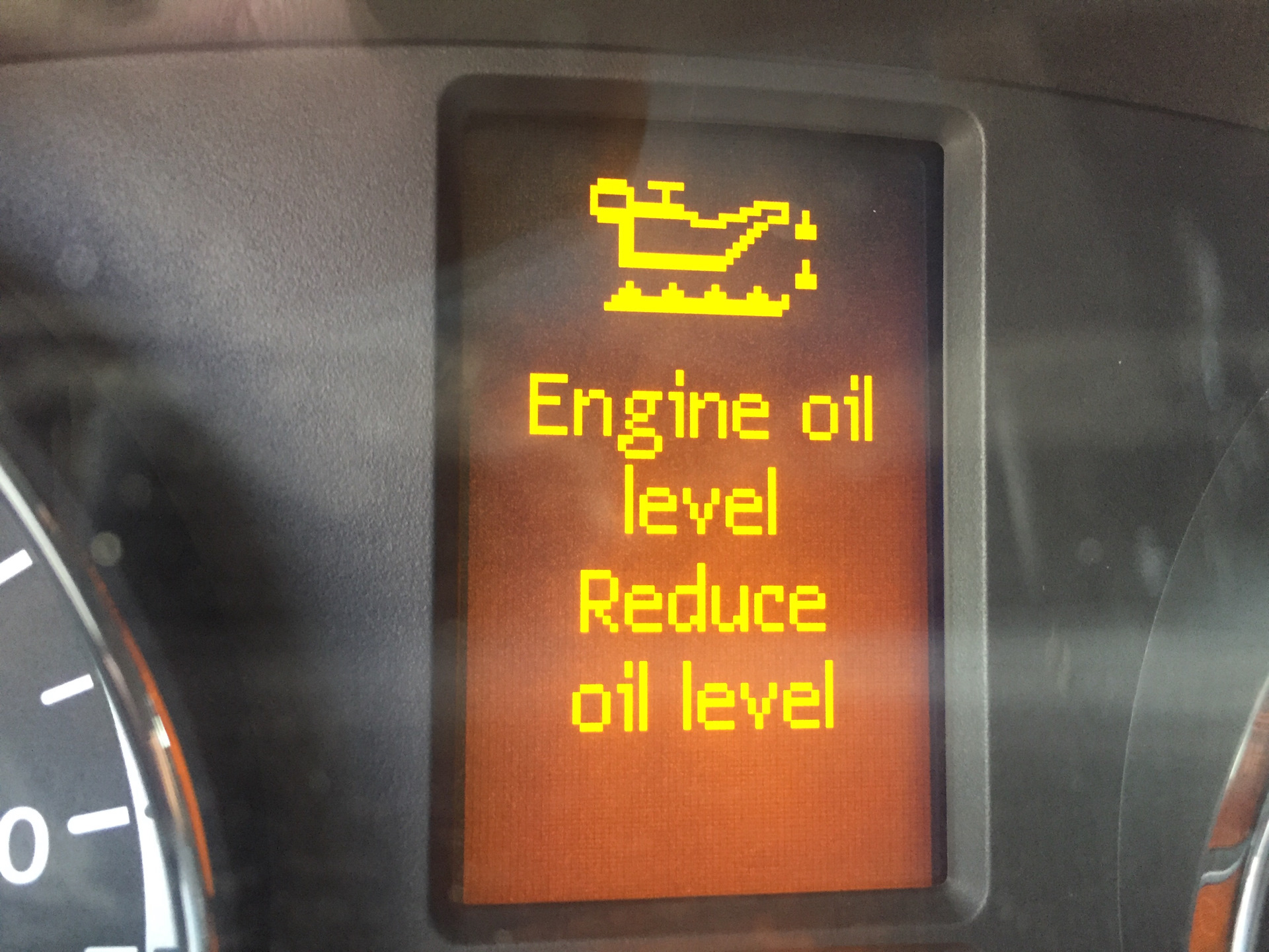 top up engine oil level