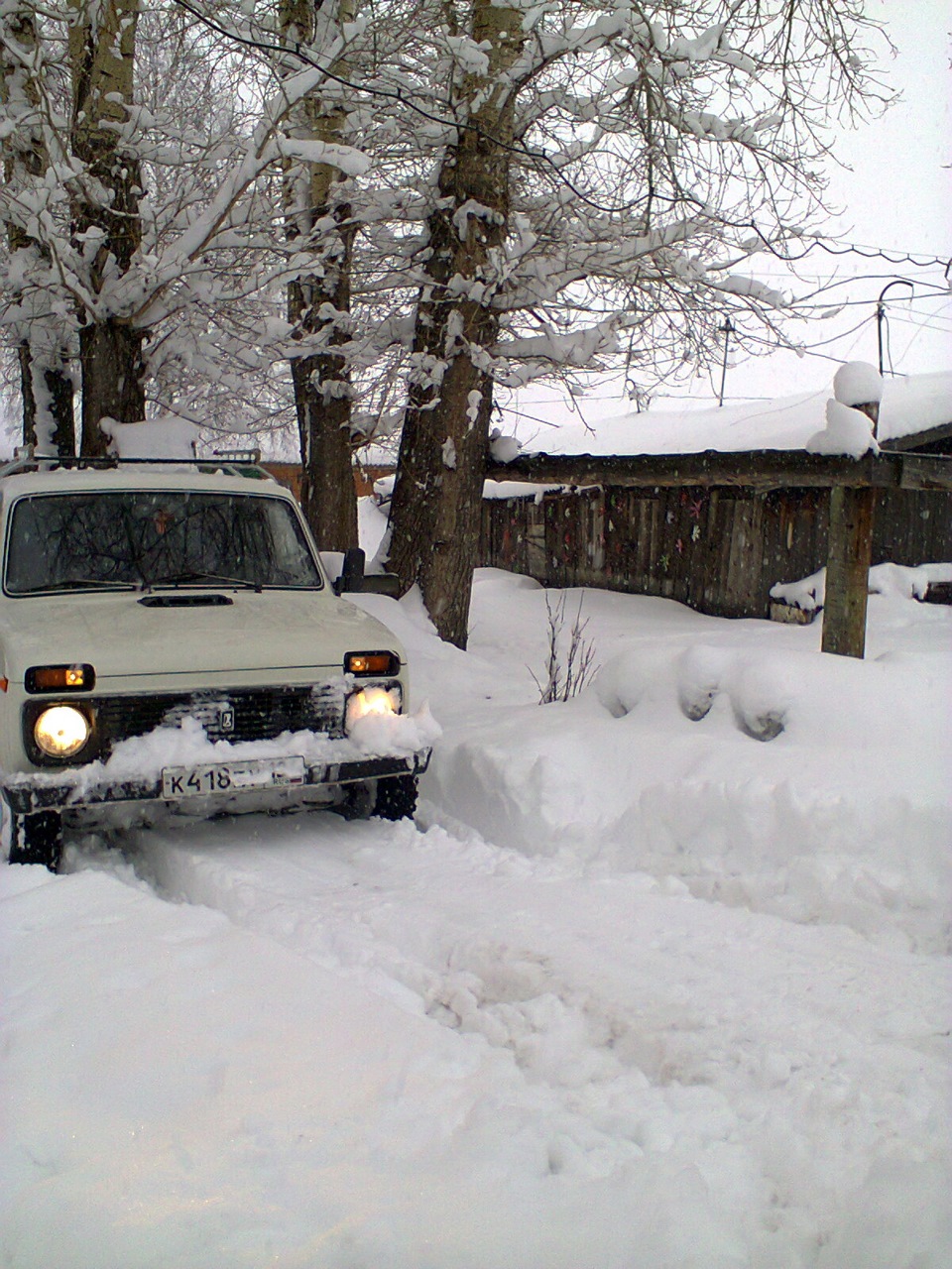 Всю ночь шел снег и целый день — Lada 4x4 3D, 1,6 л, 1992 года | другое ...