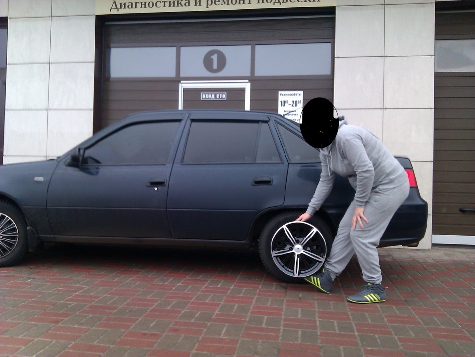 Покупка дисков — Daewoo Nexia (N150), 1,6 л, 2008 года | шины | DRIVE2