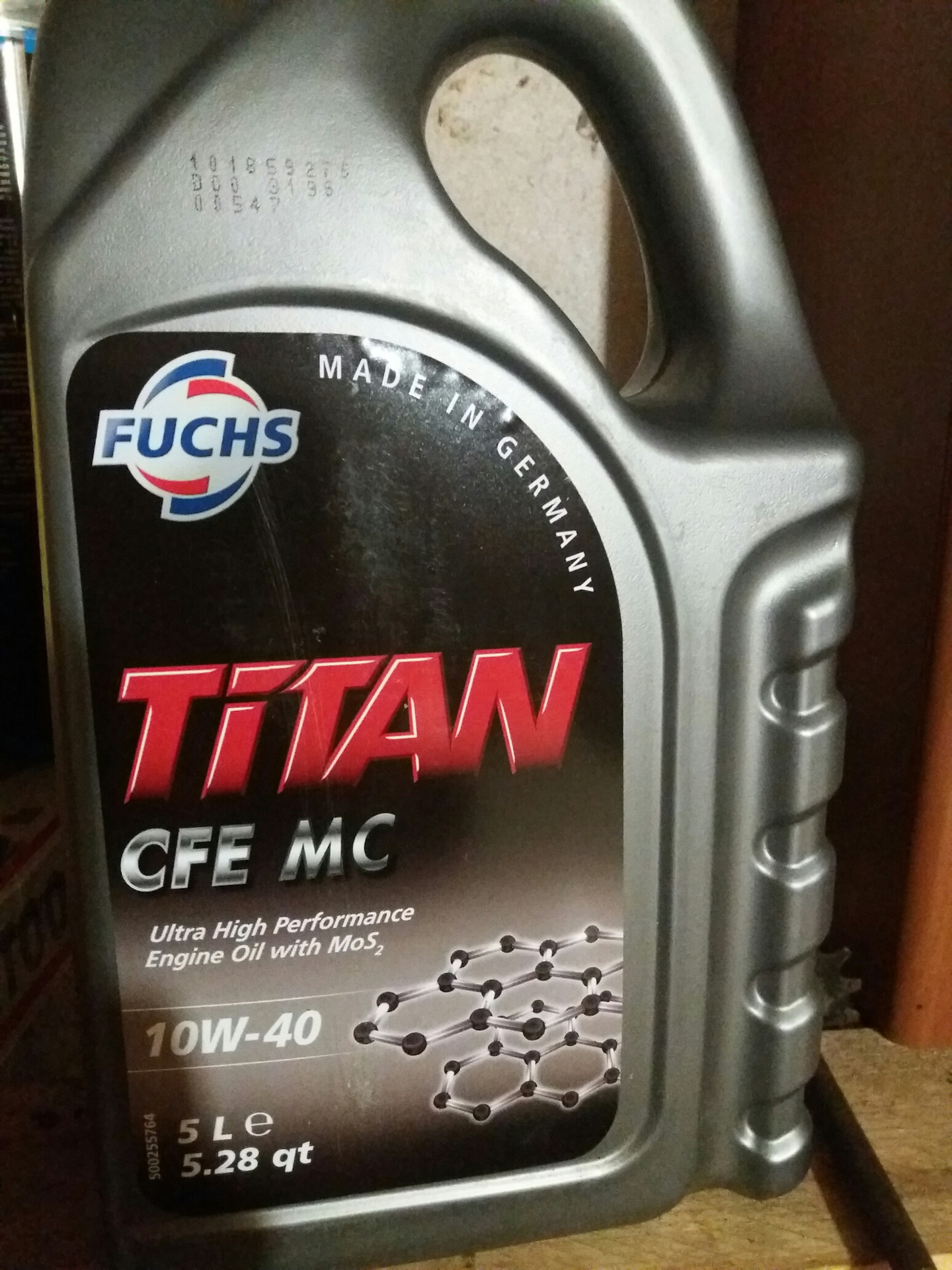 Fuchs titan 10w 40. Fuchs Titan 10w 40 f14005. Titan 5w-40 артикул. Fuchs Titan с молибденом. Fuchs Titan mc10w 40 1l.