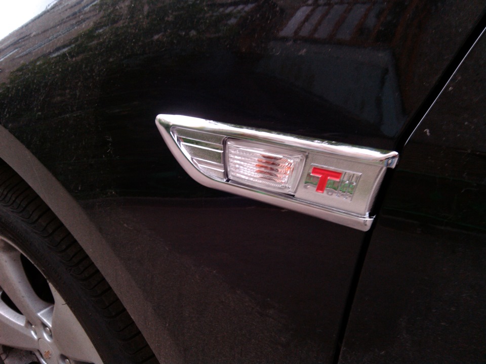 Поворотники в хром — Chevrolet Cruze (1G), 1,8 л, 2011 года ...