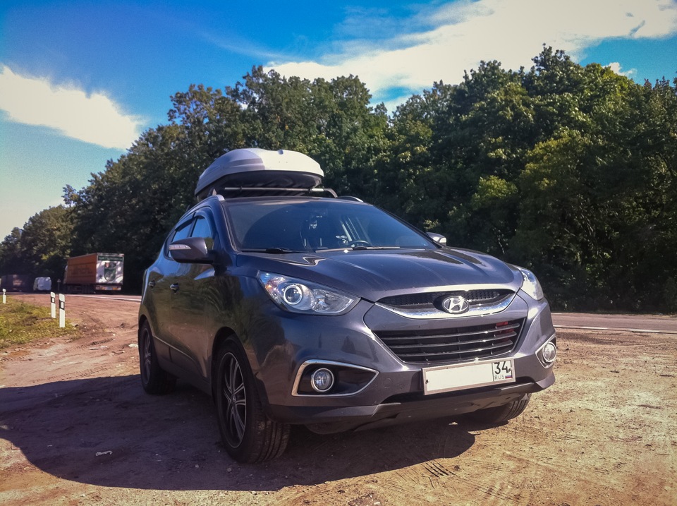 Moscow Tuning — Насадки на глушитель — BUZZER — Hyundai ix35, 2 л, 2010 ...