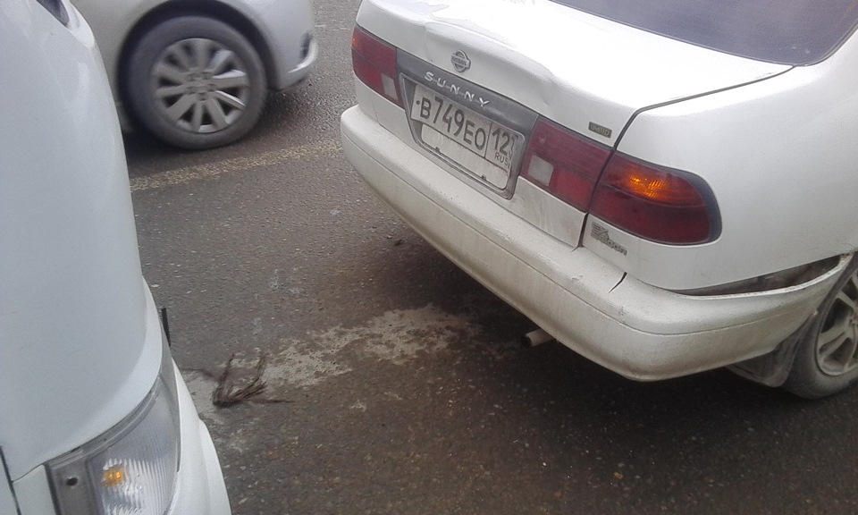 нежданчик — Nissan Sunny (B14), 1,5 л, 1997 года | ДТП | DRIVE2