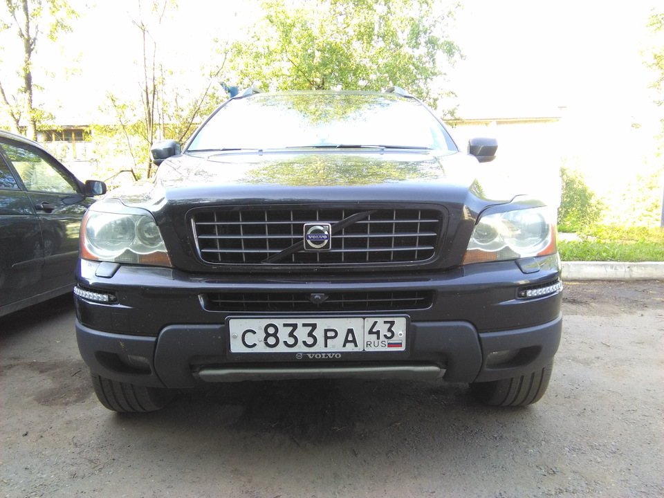 замена ходовых огней — Volvo XC90 (1G), 2,4 л, 2007 года | аксессуары ...