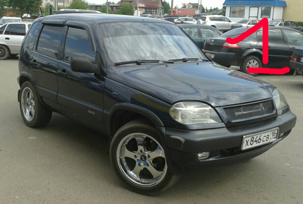 chevrolet niva расширители арок