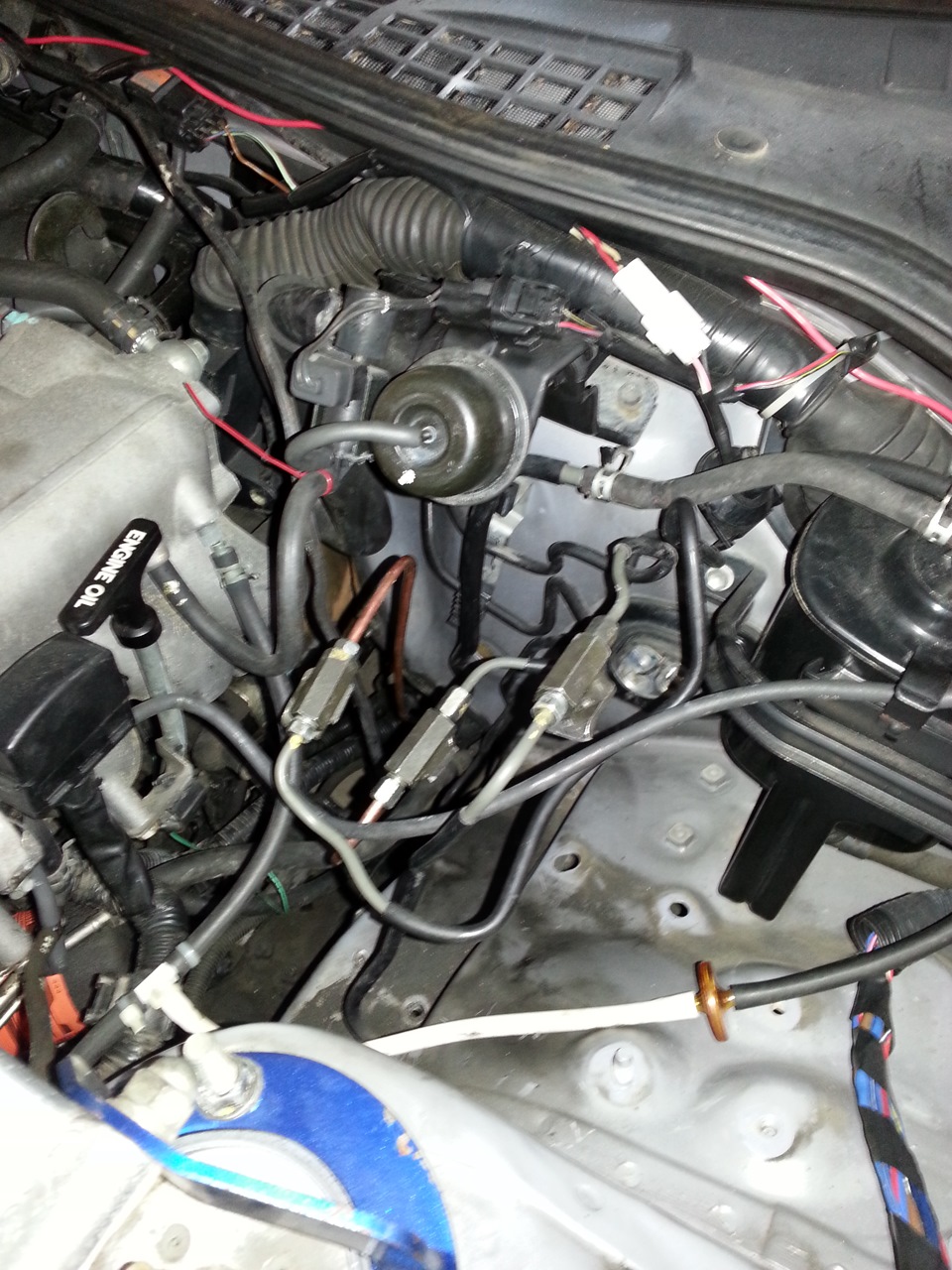 Установка гидравлического ручника — Toyota Soarer (3G), 2,5 л, 1994 ...