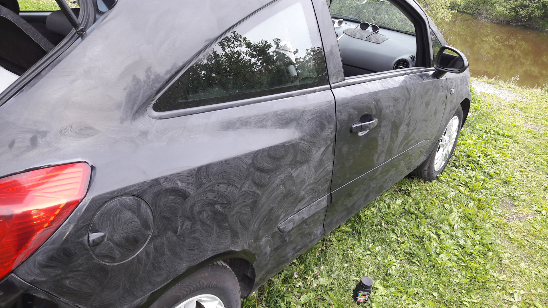 Полировка вручную. — Opel Corsa D, 1,2 л, 2006 года | своими руками ...