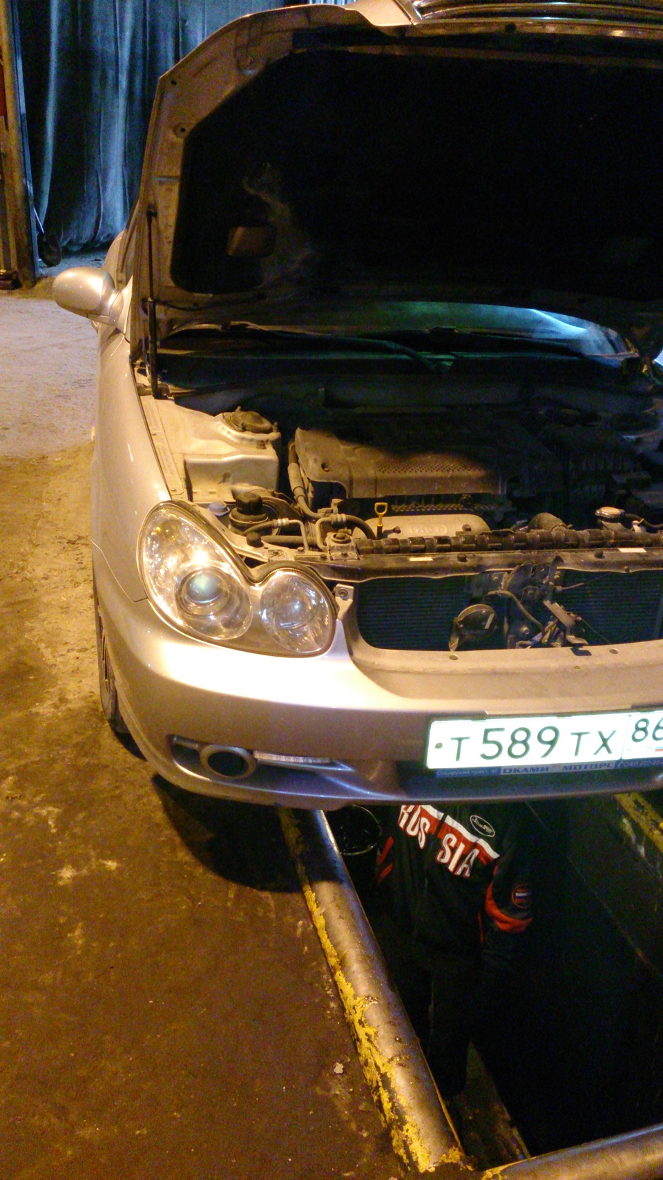 замена масла. Mobil 1 5w40(синтетика) — Hyundai Sonata IV (EF), 2 л ...