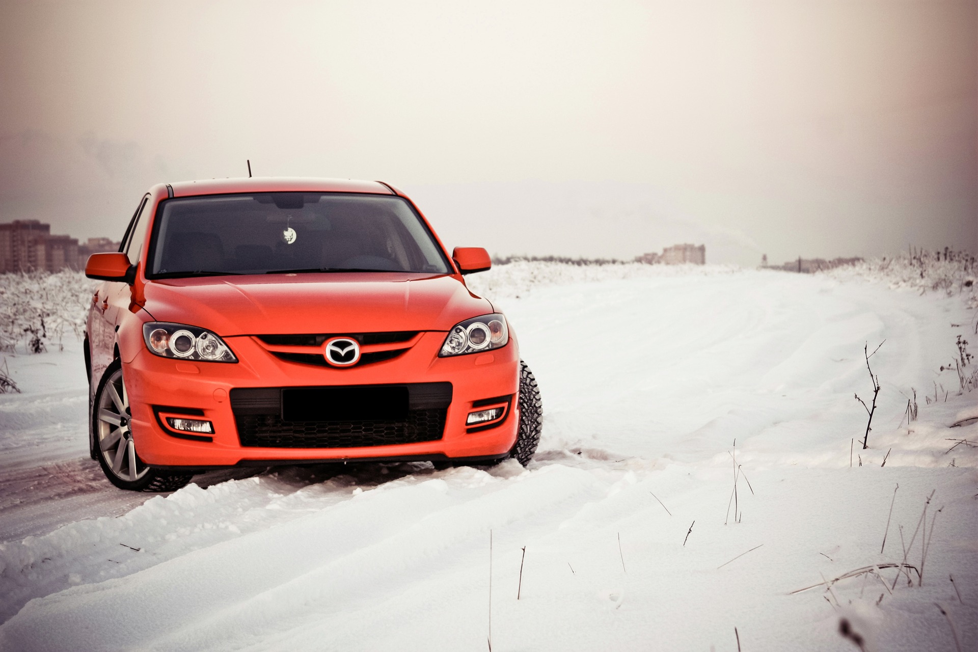 Mazda 3 MPS В закате