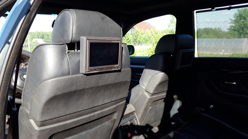Мультимедиа для задних пассажиров — BMW 5 series (E39), 3 л, 2003 года ...