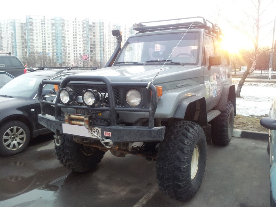 теперь с багажником ) — Toyota Land Cruiser 70, 4 л, 1988 года | тюнинг ...