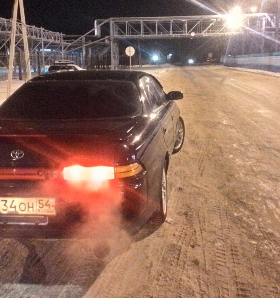 Устроили пробный заезд на дальняк — Toyota Mark II (90), 2,5 л, 1996 ...