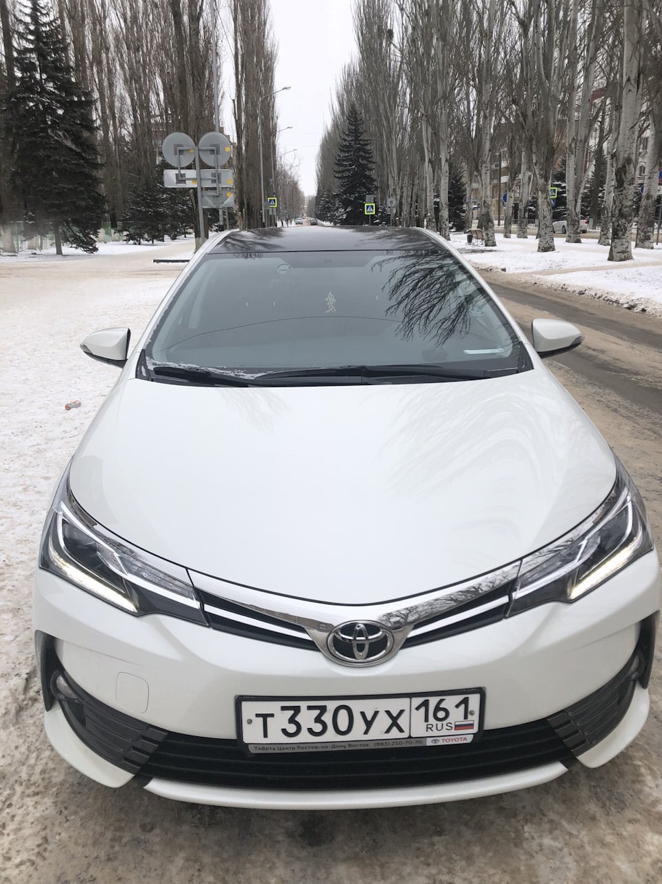 Чёрная крыша. — Toyota Corolla (160), 1,6 л, 2016 года | тюнинг | DRIVE2