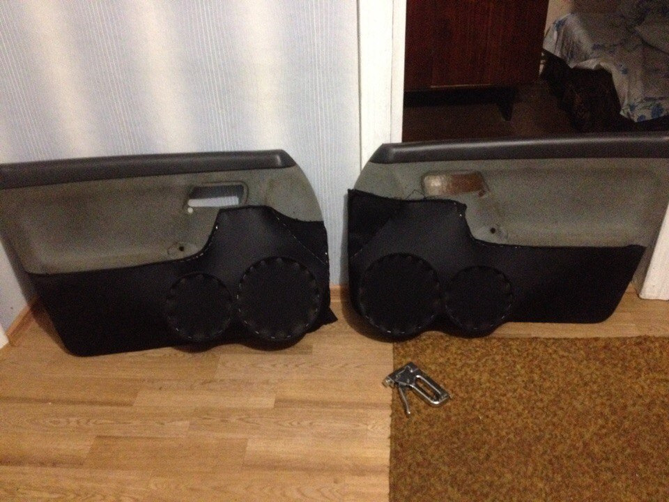 Обшивки под фронт часть1 — Lada 21124, 1,5 л, 2004 года | автозвук | DRIVE2