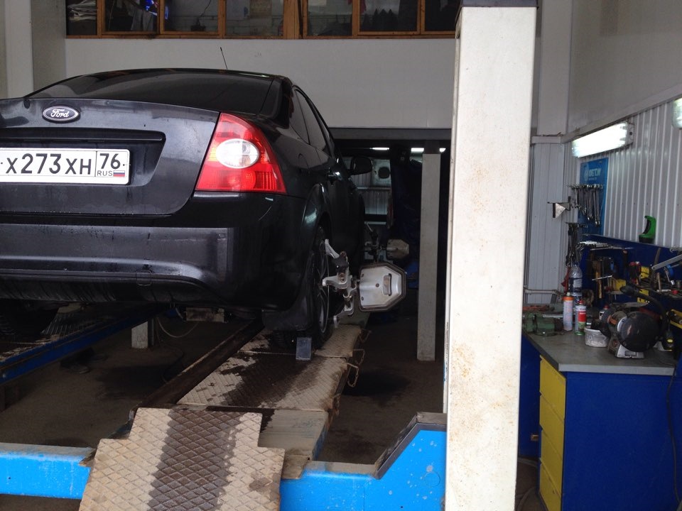 Сход-развал — Ford Focus II Sedan, 1,8 л, 2010 года | плановое ТО | DRIVE2