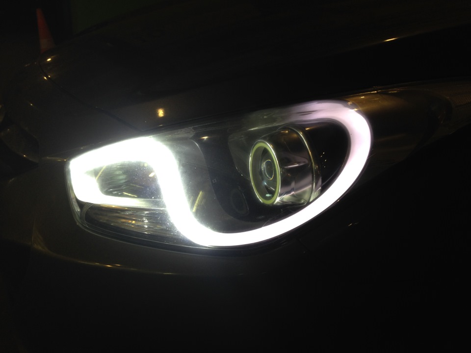 Hyundai i40 Ретрофит фар — DRIVE2