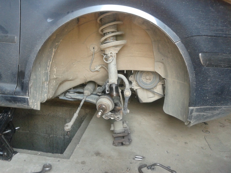 подшипник ступицы — Volkswagen Golf Mk4, 1,9 л, 2003 года | своими ...