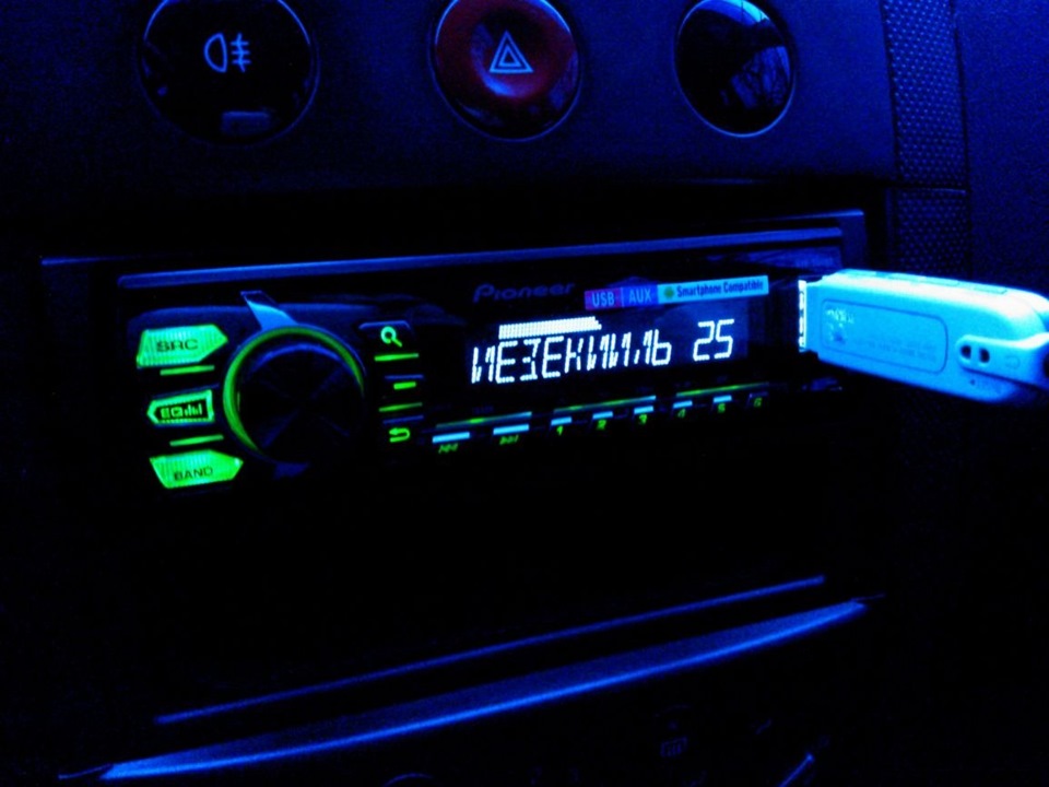 Новая голова Pioneer MVH-170UBG — Chevrolet Aveo 5-door (1G), 1,5 л ...