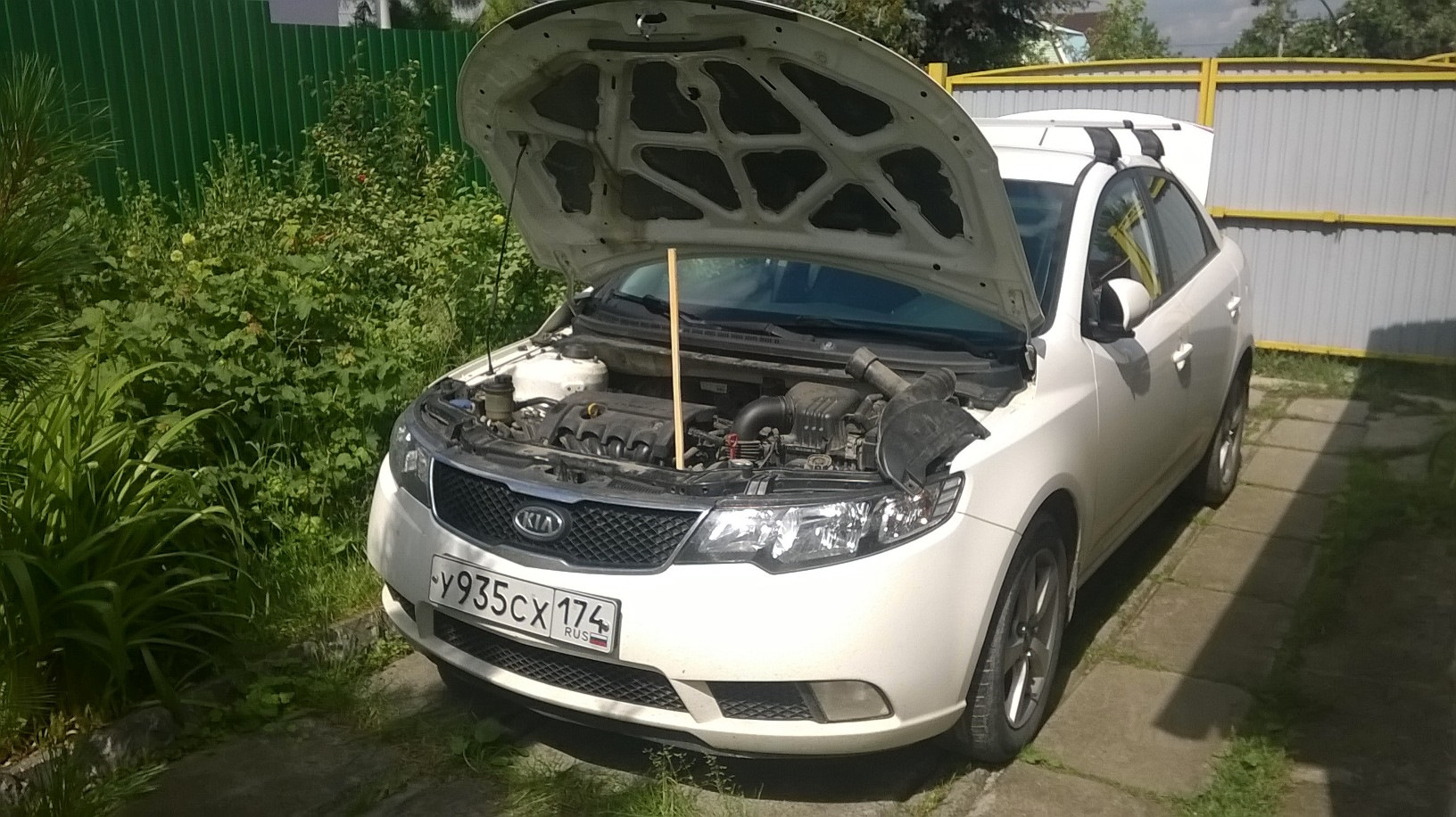 Чистка радиатора kia cerato 2