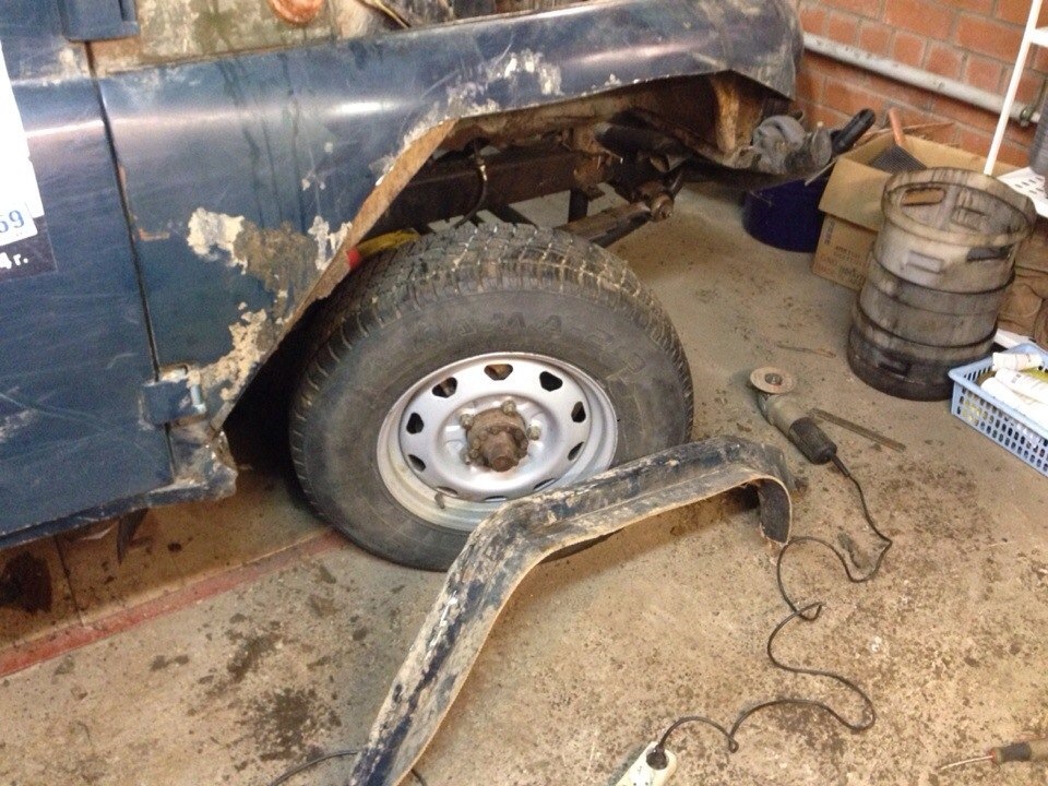 Облегчение кузова, "глубокая" резка. — УАЗ 3151, 2,8 л, 2000 года ...