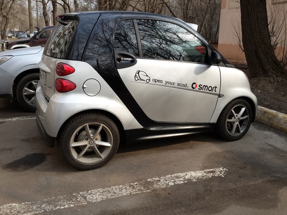 Smart Fortwo аэрография