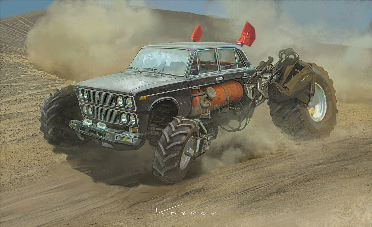 Mad Max машины концепт арт