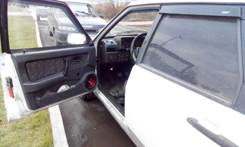 фронт — Lada 21099, 1,5 л, 1997 года | автозвук | DRIVE2