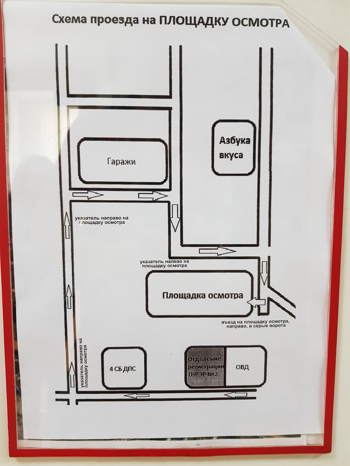Осмотр площадки. Площадка для осмотра авто. Площадка осмотра автомобилей ГИБДД. Схема проезда площадки.