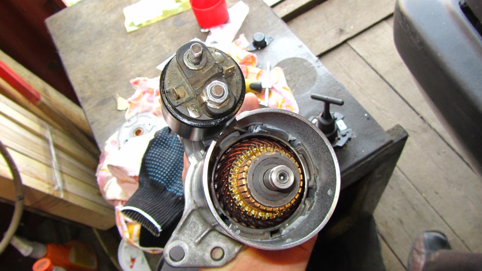 Стартер, сборка и установка.часть 3 — Volkswagen Jetta II, 1,6 л, 1991 ...