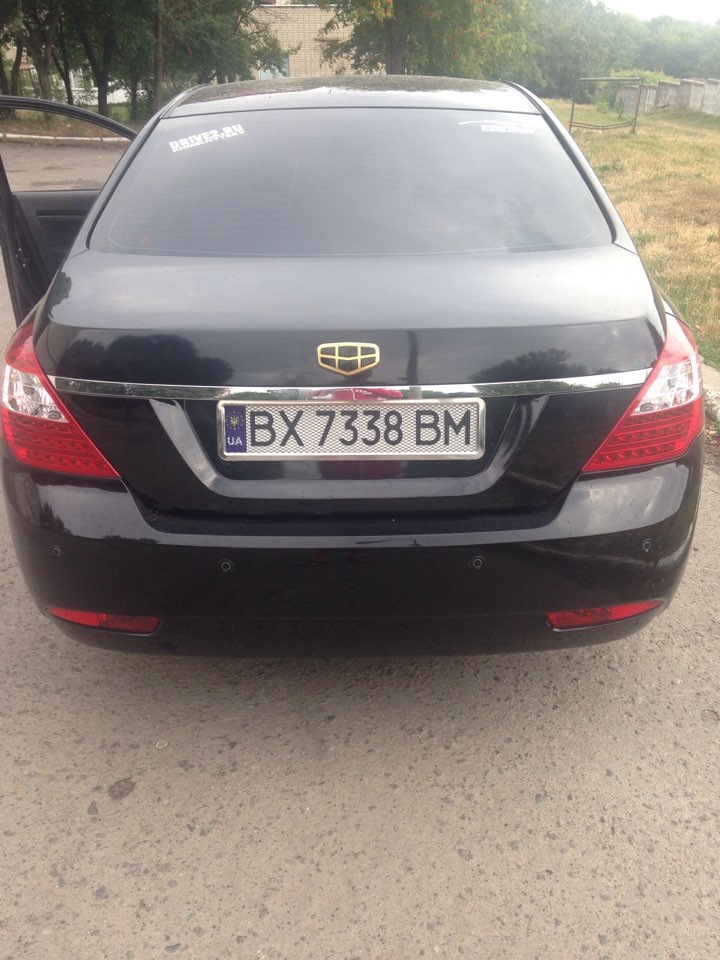 Geely Emgrand ec7 черный под мерс