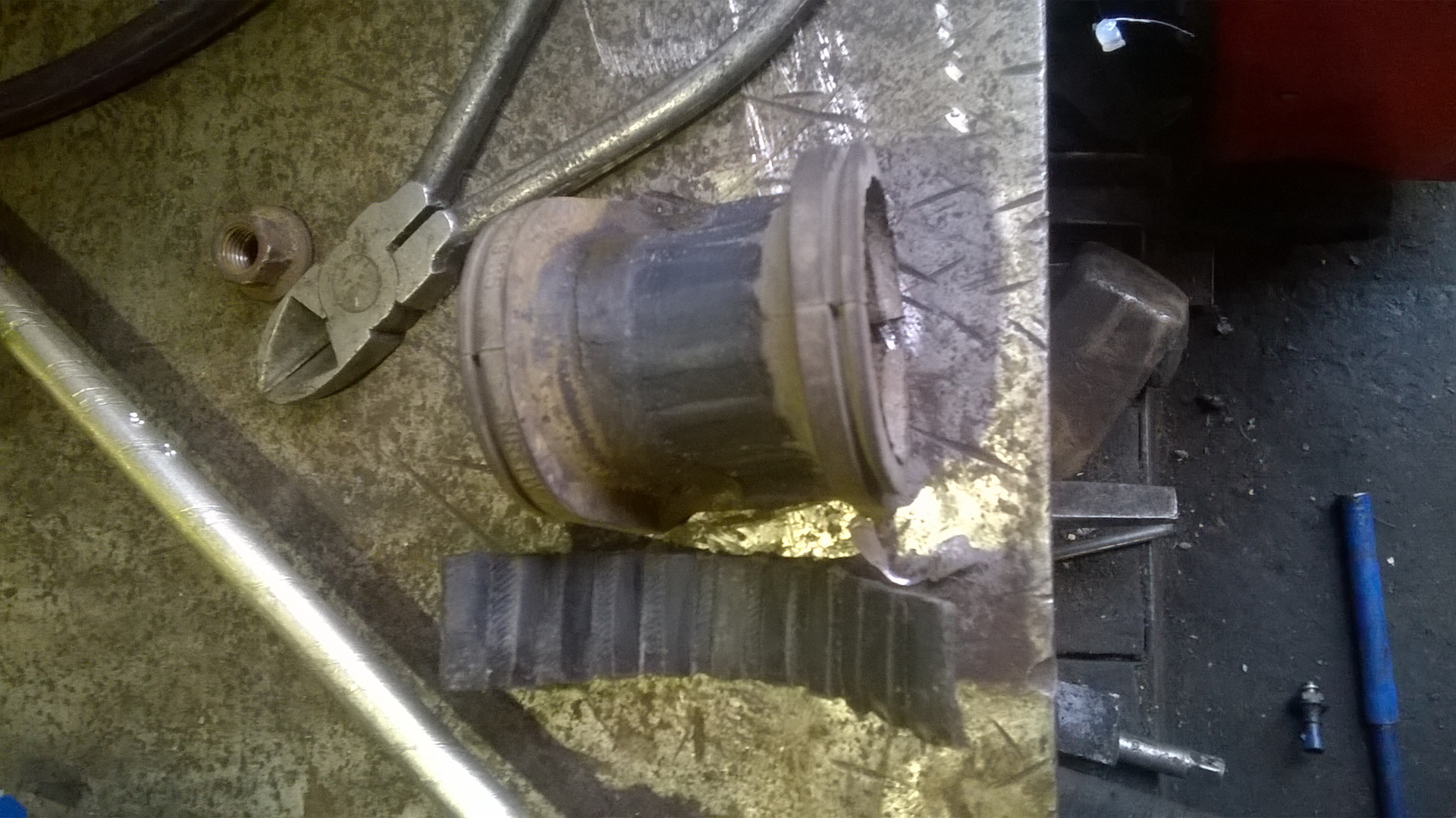 Замена втулок и стоек стабилизатора. — Mercedes-Benz Vito (2G), 2,2 л ...