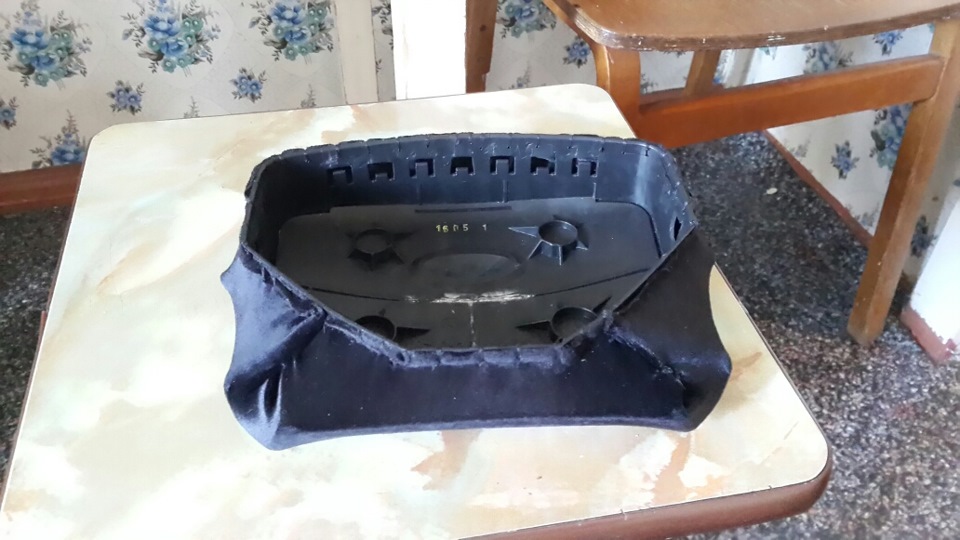 Обтяжка руля велюром. — Lada Приора седан, 1,6 л, 2012 года | другое ...