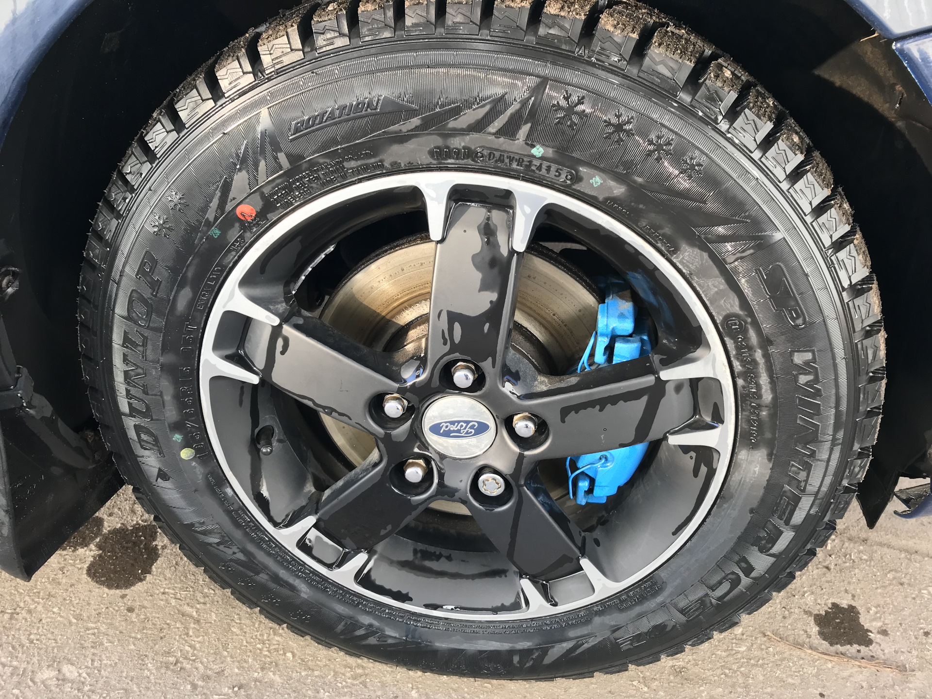 Новые зимние шины! — Ford Focus Wagon II, 1,6 л, 2010 года | шины | DRIVE2