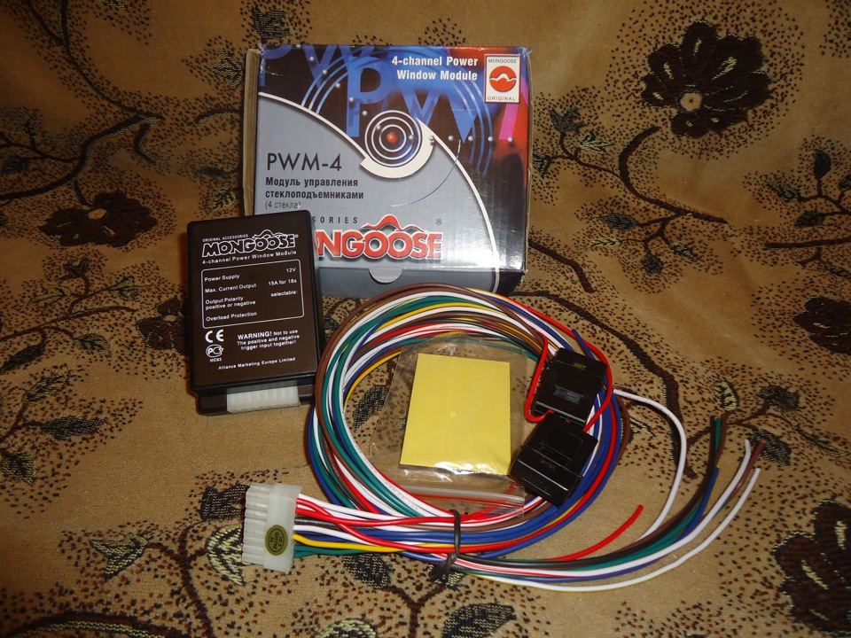 Mongoose 4 channel power window module схема подключения