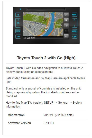 Обновление Навигации Toyota Touch 2 with Go (Map Update 6.11.0WH ...