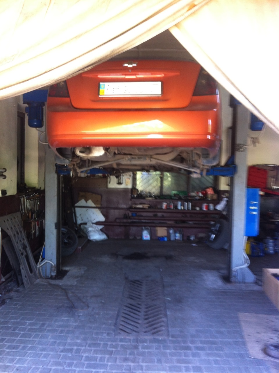 Замена тормозных дисков — Chevrolet Lacetti Sedan, 1,8 л, 2007 года ...