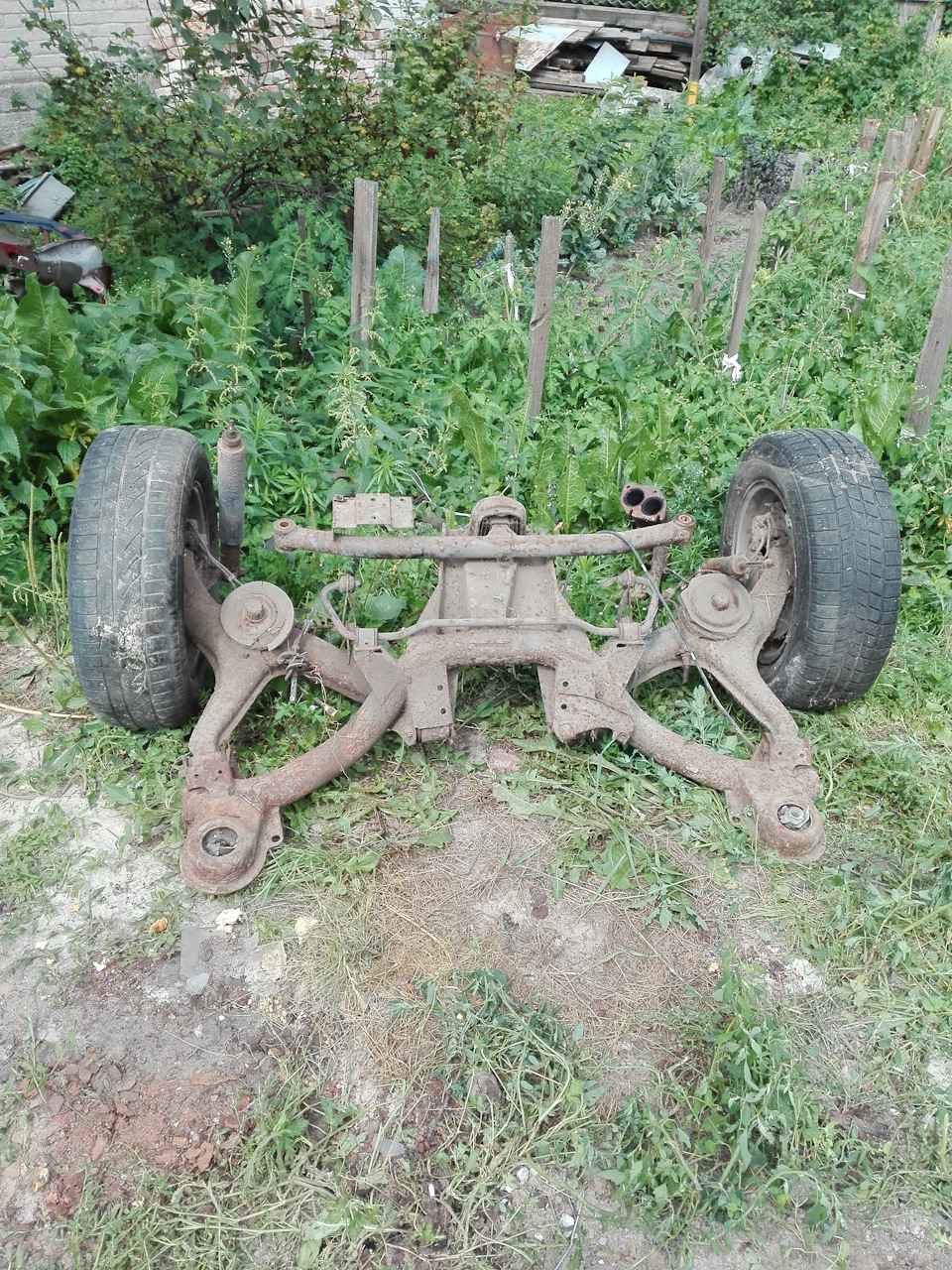 Задняя балка — Opel Calibra, 2 л, 1997 года | запчасти | DRIVE2