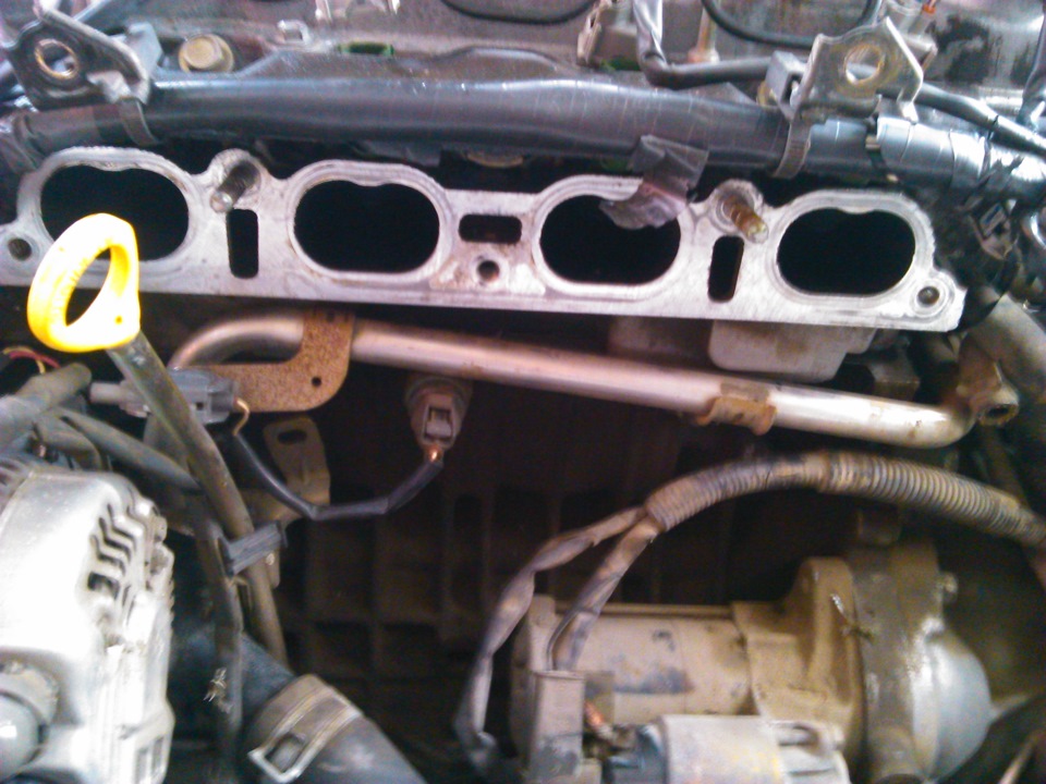 промывка и чистка дроссельного узла и ресивера. — Toyota Corolla (120 ...